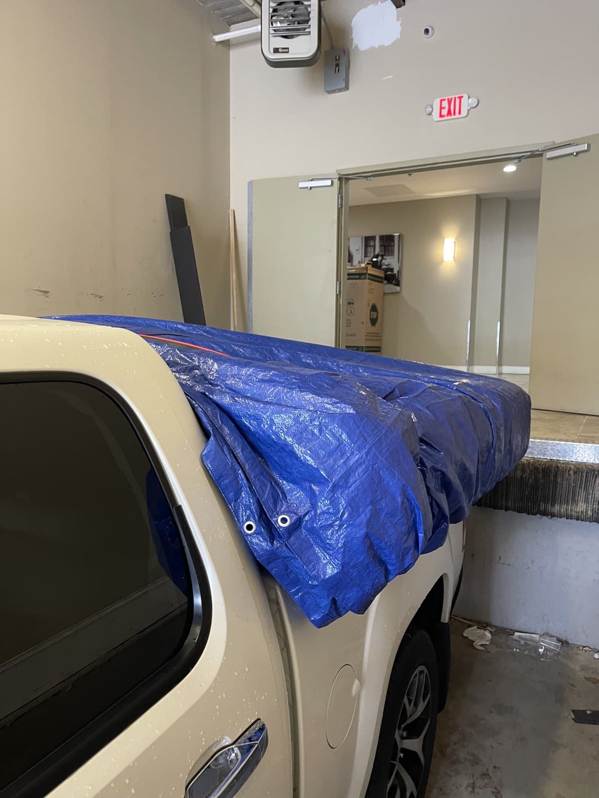 Pickup truck loaded for a small move — Morrison Handyman Services moving help